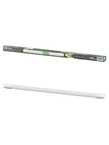 Лампа светодиодная линейная Т8 15Вт 4000К 600мм G13 матовая TDM