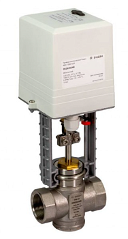 Клапан регулирующий DN15, 4 м³/ч, PN25 двухходовой, седельный, нержавеющая сталь